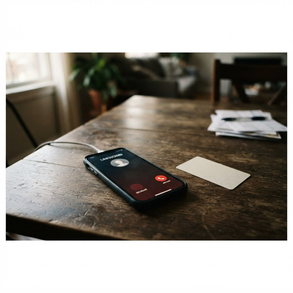 Urgency and secrecy are the two hallmarks of a scam call.